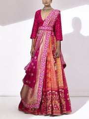 Lehenga, Lehenga set, Lehengas, Festive wear, Printed lehengas, Rajasthan, Rajasthani, prints, wedding wear, Trousseau