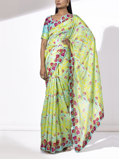 sarees, saree, Festive wear, Printed sarees, Rajasthan, Rajasthani, prints, wedding wear, Trousseau, printed saree