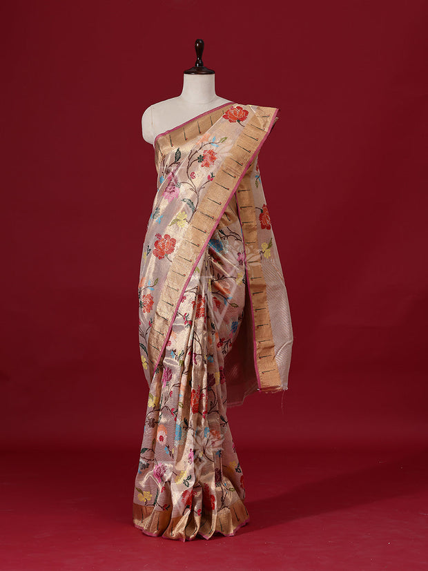 Beige Handloom Saree