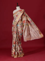 Beige Handloom Saree