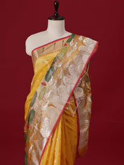 Mustard Handloom Saree