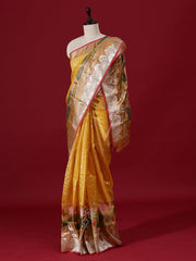 Mustard Handloom Saree