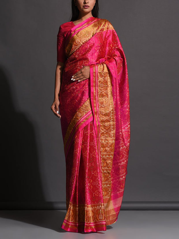 Saree, Sarees, Patola, Traditional, Traditional wear, Traditional outfit, Festive wear, Silk saree, Powerloom