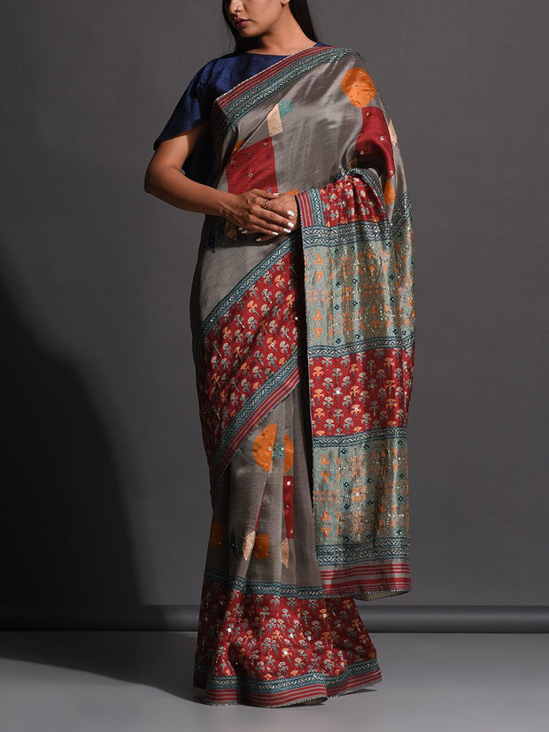 Saree, Sarees, Printed, Highlighted, Light weight, Casual wear, Traditional, Traditional wear, Traditional outfit, Silk saree, Silk