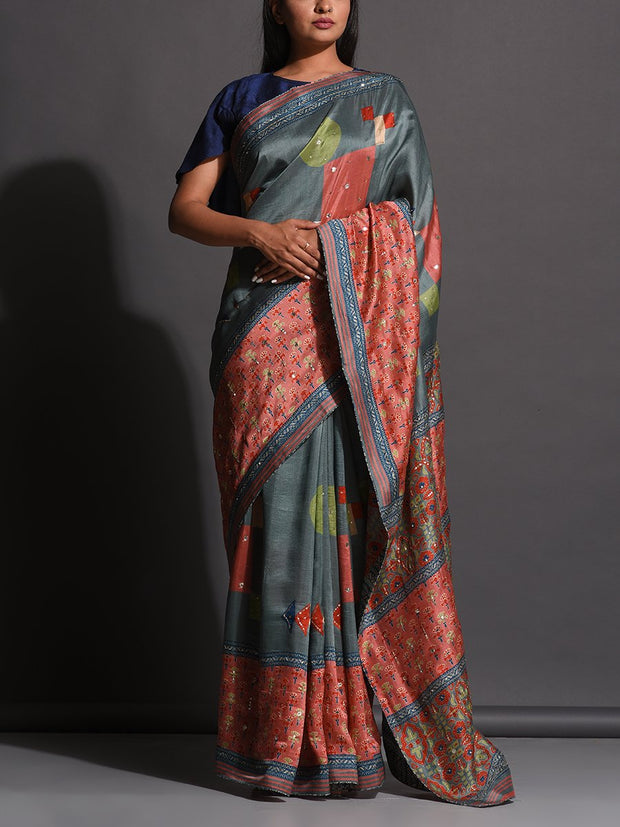 Saree, Sarees, Printed, Highlighted, Light weight, Casual wear, Traditional, Traditional wear, Traditional outfit, Silk saree, Silk