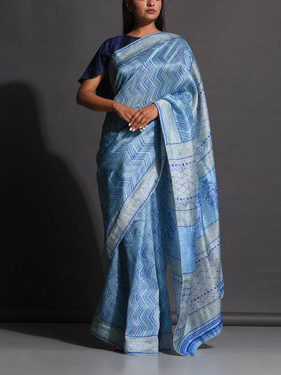 Saree, Sarees, Printed, Highlighted, Light weight, Casual wear, Traditional, Traditional wear, Traditional outfit, Silk saree, Silk