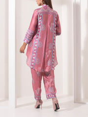 Dust Pink Silk Pant Set