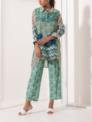 Sea Green Vasansi Silk Pant Set