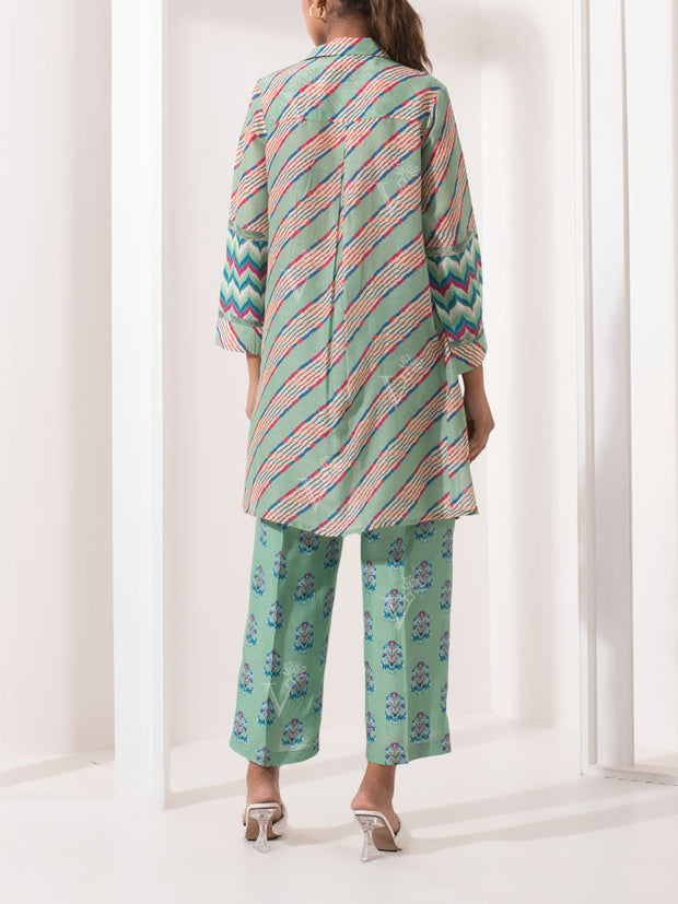 Sea Green Vasansi Silk Pant Set