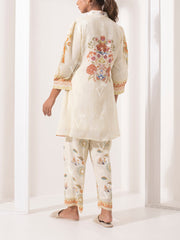 Ivory Vasansi Silk Co ord Set