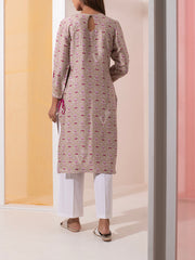 Ivory Floral Vasansi Silk Kurta