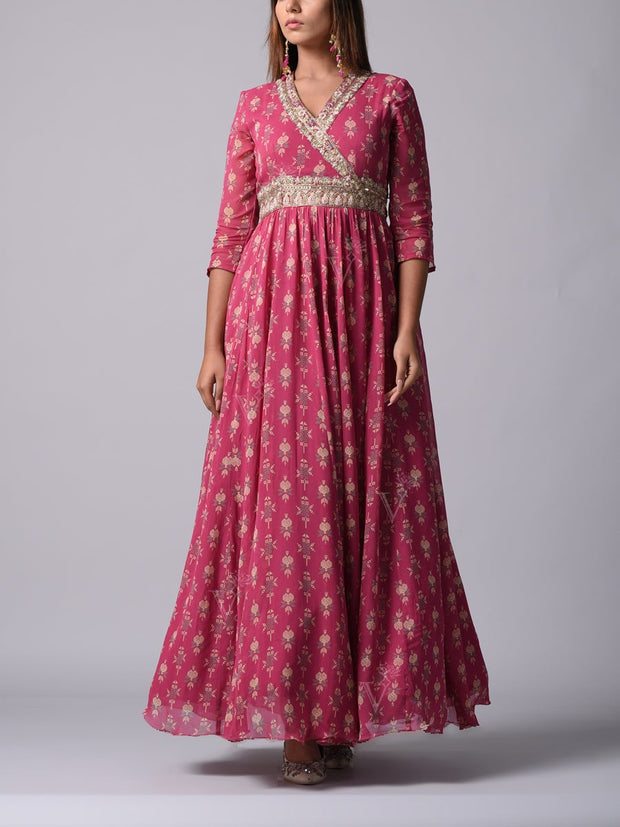 Georgette Anarkali Gown