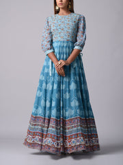 Georgette Anarkali Gown