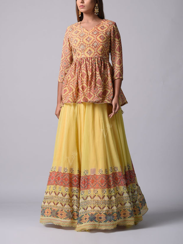 Georgette Anarkali Gown