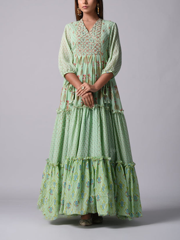 Georgette Anarkali Gown