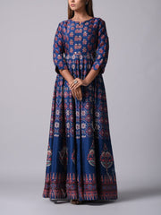 Silk Anarkali Gown