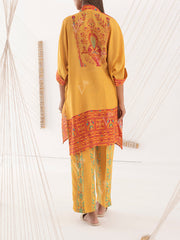 Mustard Yellow Vasansi Silk Co-ord Set