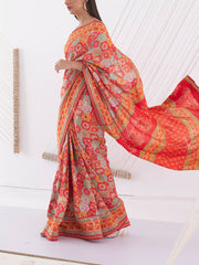 Multi Color Vasansi Silk Highlighted Saree