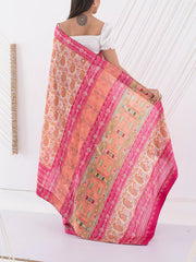 Multi Color Vasansi Silk Highlighted Saree