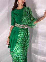 Green Silk Dress