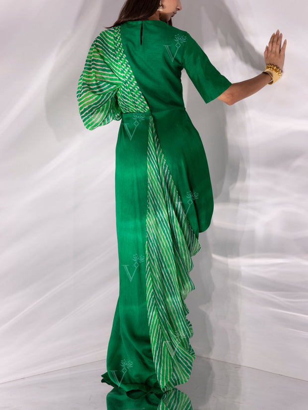 Green Silk Dress