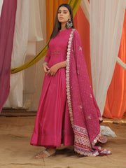 Pink Bemberg Silk Suit Set