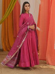 Pink Bemberg Silk Suit Set