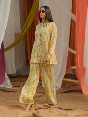 Yellow Vasansi Silk Pant Set