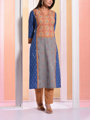 Blue Vasansi Silk Kurta Set