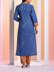 Blue Vasansi Silk Kurta Set