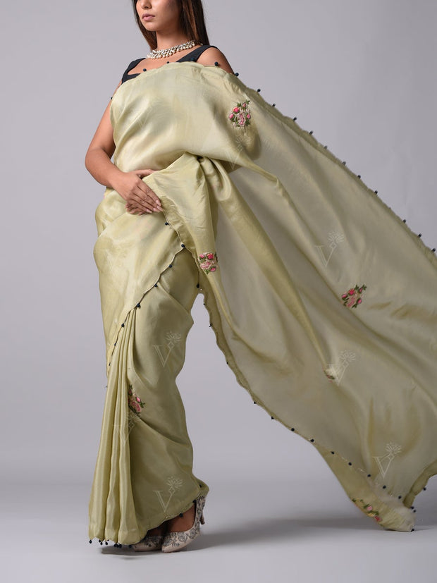 Green Silk Saree