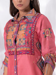 Onion Pink Vasansi Silk Co-ord Set