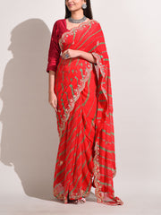 Leheriya Saree