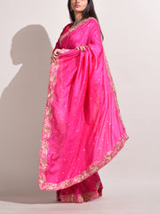 Rani Silk Gotta Patti Saree