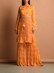 Dress, Dresses, Western, Westerns, Wrinkle chiffon, Chiffon, Printed, Short dress, Printed dress, Casual wear, Summer wear