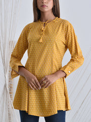 Mustard Yellow Cotton Top