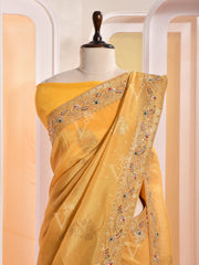 Yellow Banarasi Gotta Patti Saree