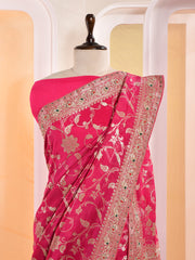 Rani Banrasi Organza Gotta Patti Saree