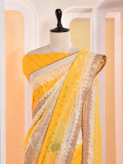 Multi Color Georgette Gotta Patti Saree