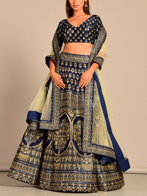 Lehenga, Lehengas, Lehenga set, Silk, Printed, Handwork, Light weight, Party wear, Wedding wear, Traditional wear, Traditional lehenga