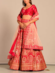 Lehenga, Lehengas, Lehenga set, Silk, Printed, Handwork, Light weight, Party wear, Wedding wear, Traditional wear, Traditional lehenga