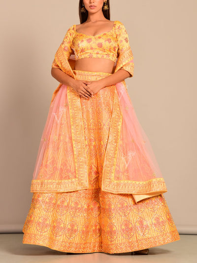 Lehenga, Lehengas, Lehenga set, Silk, Printed, Handwork, Light weight, Party wear, Wedding wear, Traditional wear, Traditional lehenga