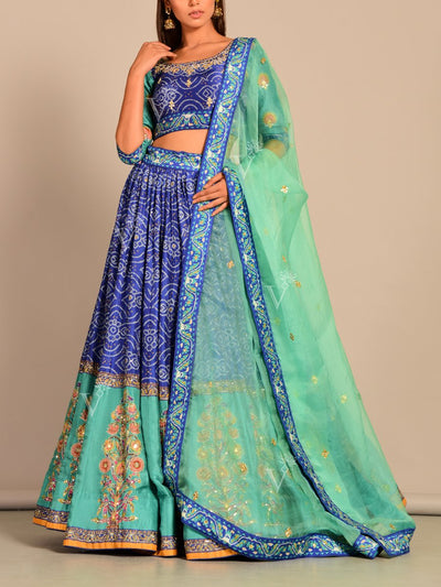 Lehenga, Lehengas, Lehenga set, Silk, Printed, Handwork, Light weight, Party wear, Wedding wear, Traditional wear, Traditional lehenga