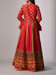 Pink Vasansi Silk Gown