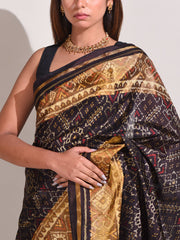 Black Silk Patola Saree