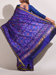 Blue Silk Patola Saree