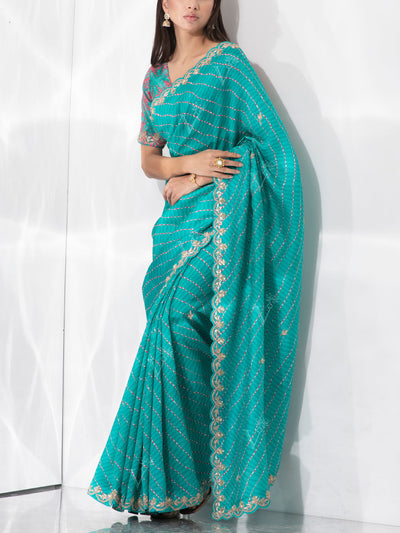 Green Vasansi Silk Saree