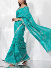 Green Vasansi Silk Saree