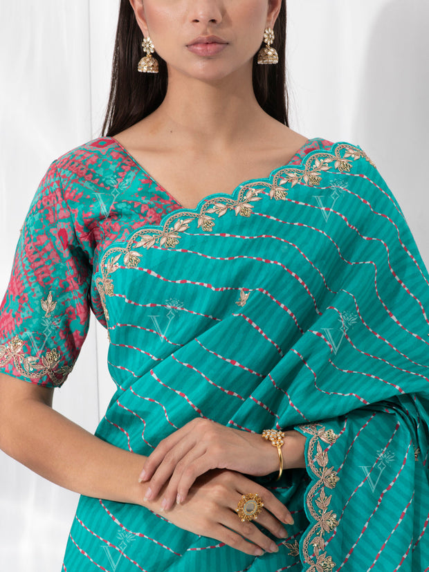 Green Vasansi Silk Saree