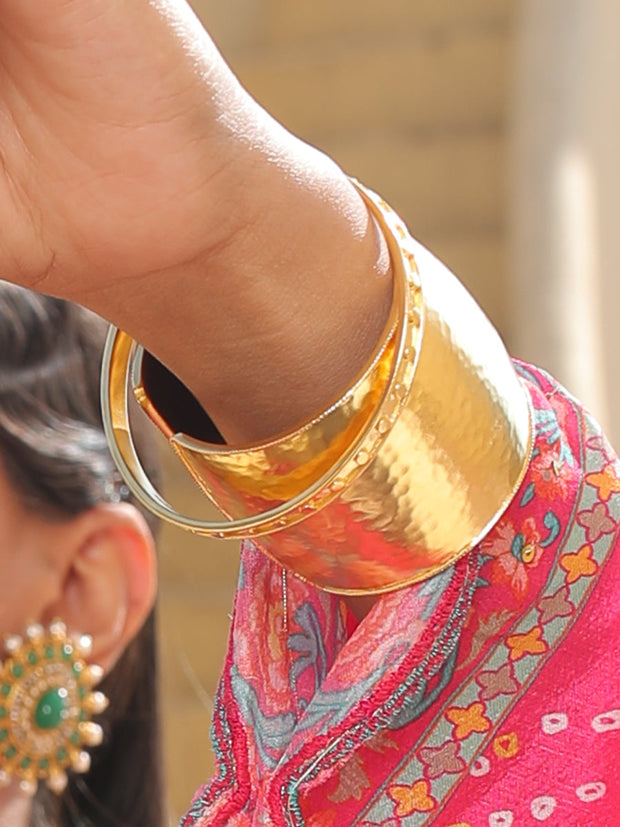 Silver Gold Plated Cuff